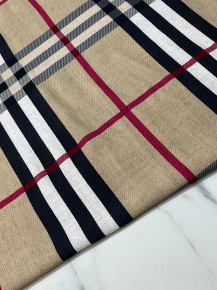 Dijital Baskı Bambu Elbiselik Pamuk Kumaş