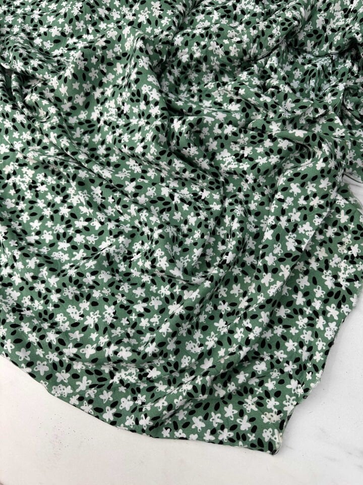 Desenli Viskon Elbise Etek Gömlek Şalvar