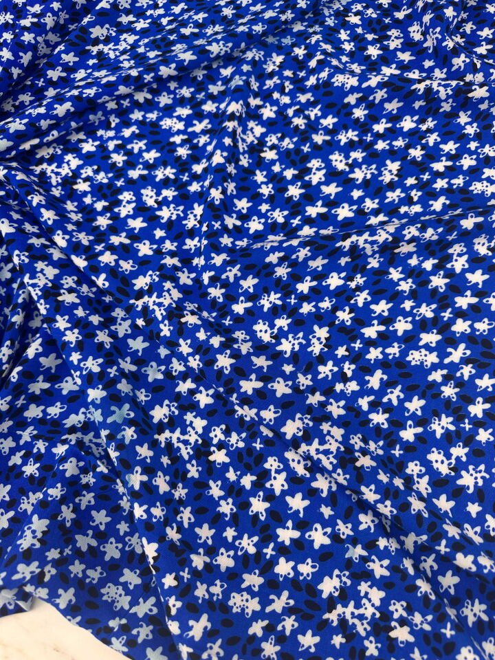 Çiçek Desen Viskon Elbise Etek Gömlek Şalvar