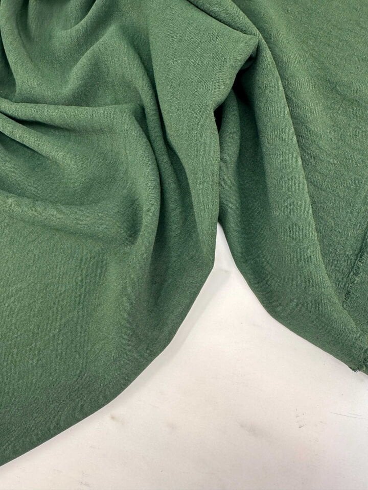 Ceviz Yeşili Ayrobin Kumaş Elbise Etek Gömlek Pantolon