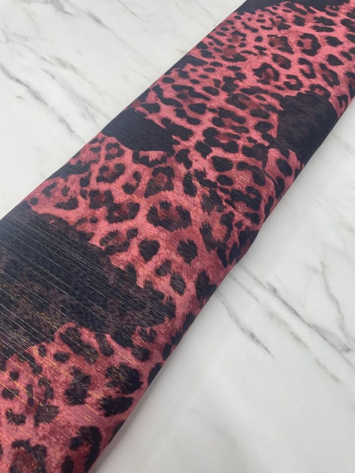 Desenli Simli Sifon Elbise Etek Gömlek Şal