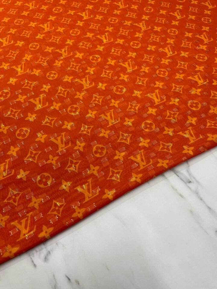 Desenli Simli Şifon Elbise Etek Gömlek Şal