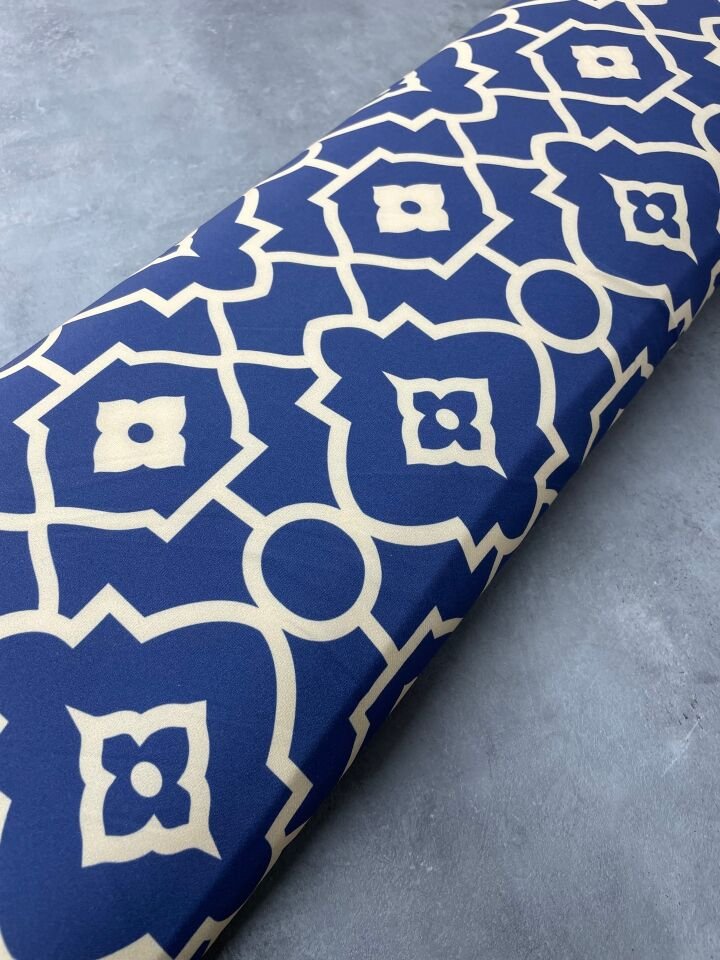 Liza Desen Likralı Elbiselik Pantolonluk Dabil Krep