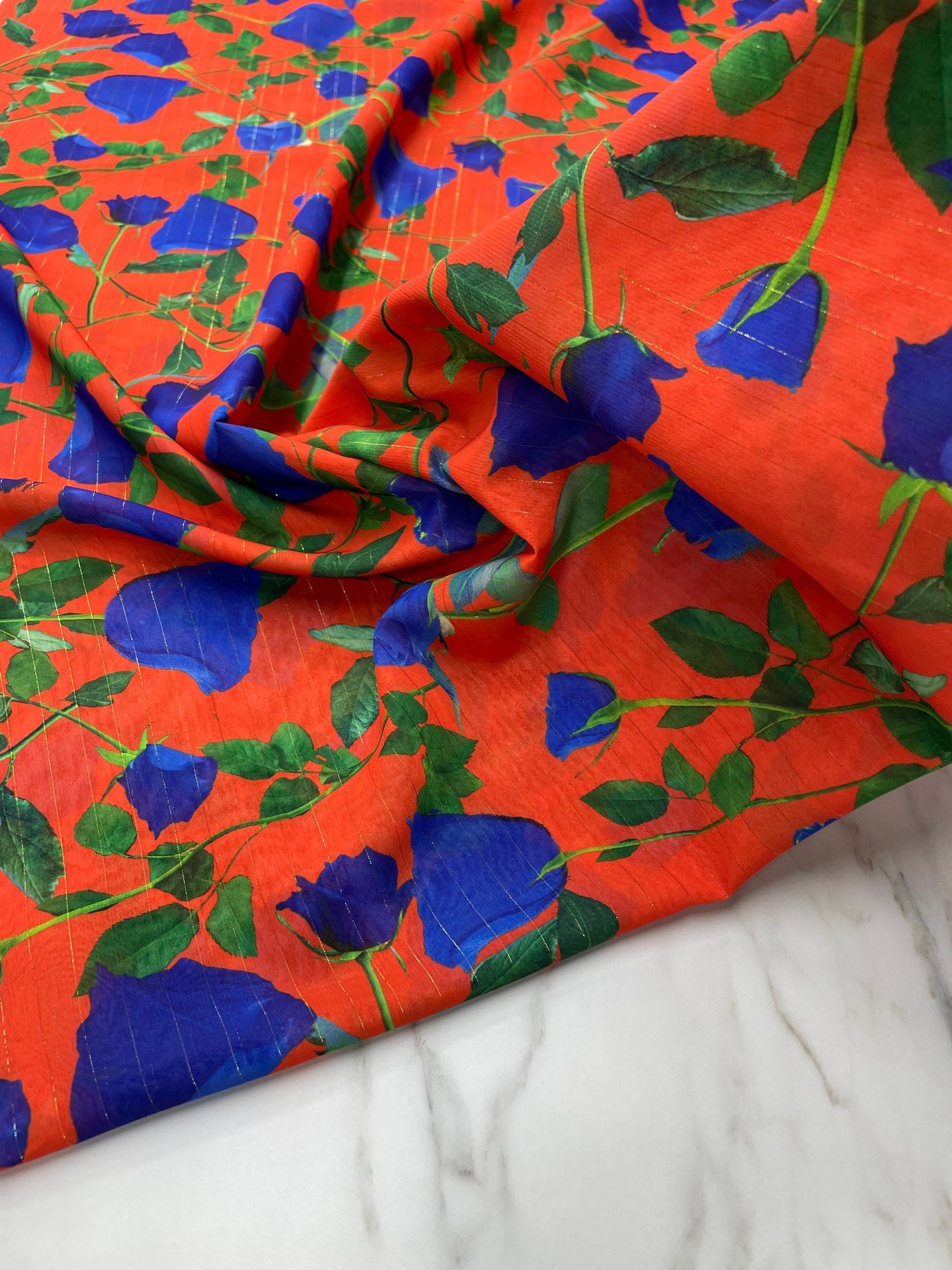 Desenli Simli Şifon elbise Etek Gömlek Şal