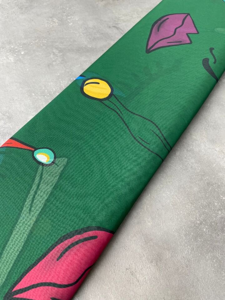 Göz Desen Elbiselik Şifon Kumaş