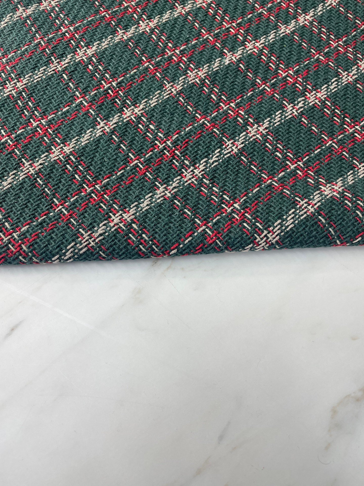 Yeşil Şanel Elbiselik Kumaş