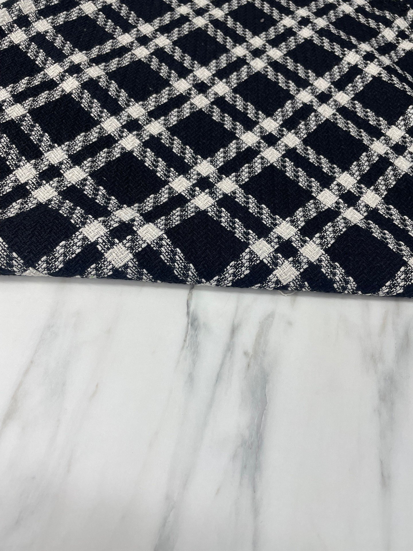 Siyah Şanel Elbiselik Kumaş