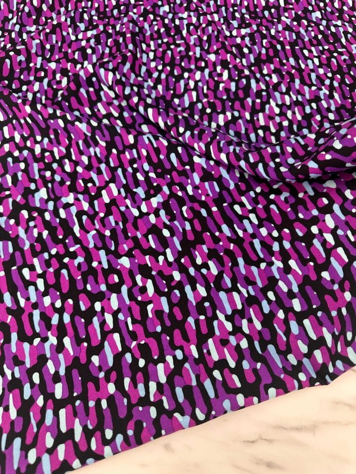 Desenli İpek Viskon Elbise Etek Gömlek Şalvar