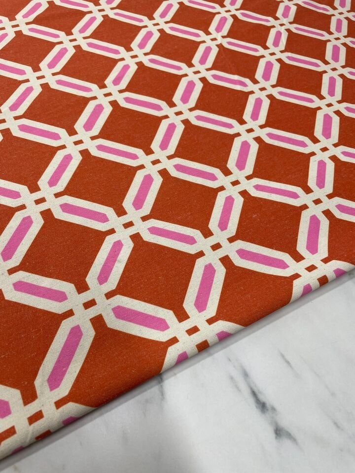 Leo Desen Elbiselik Keten Kumaş