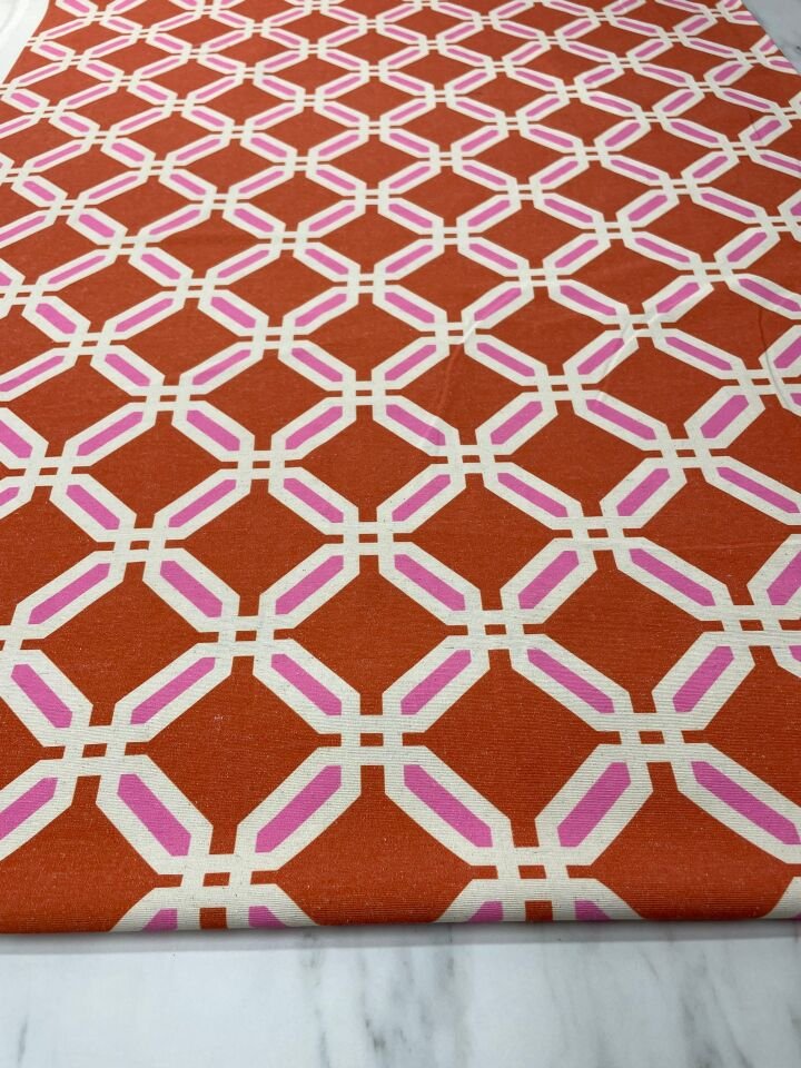 Leo Desen Elbiselik Keten Kumaş