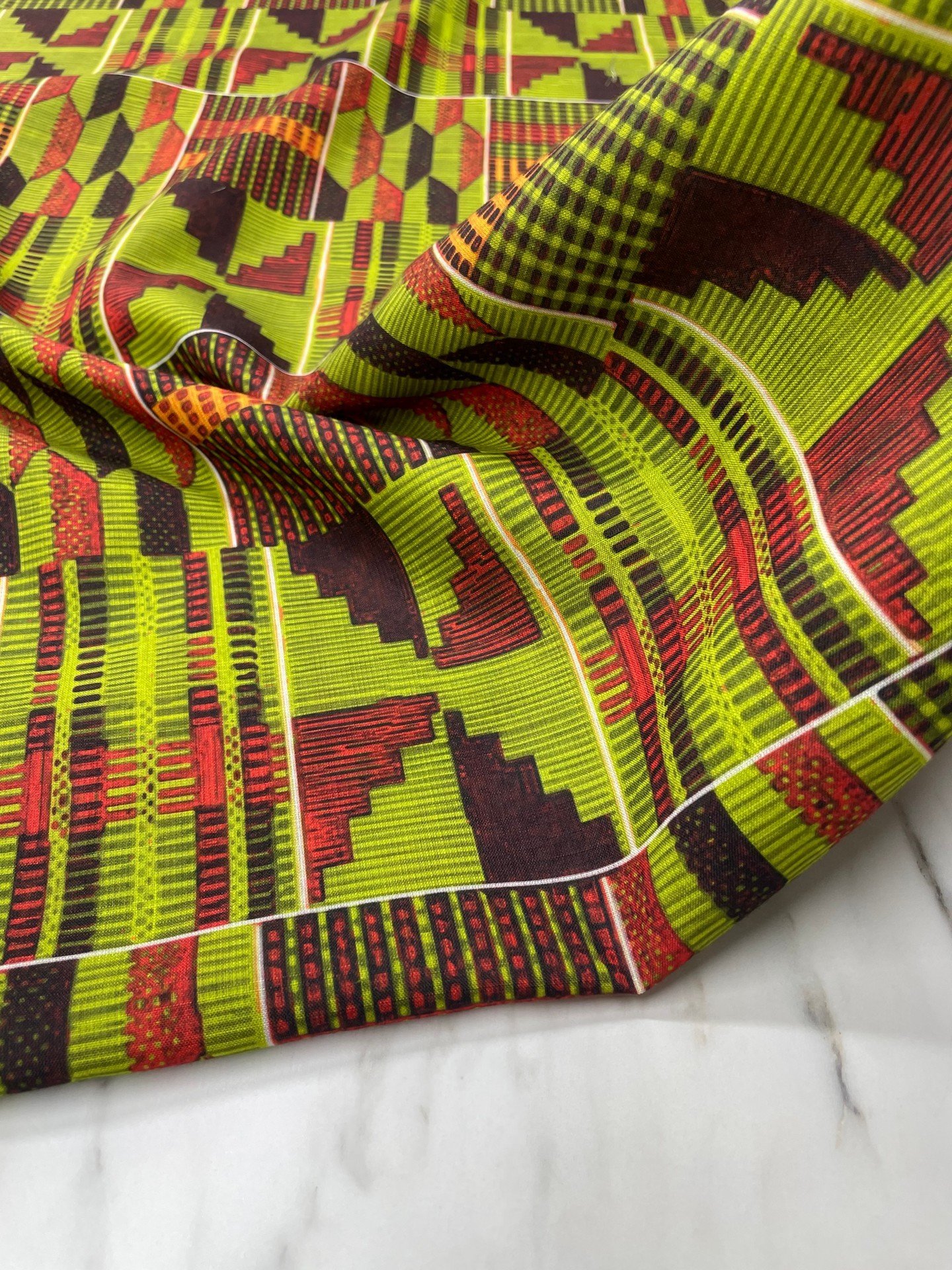 Afrika Desen Elbiselik Keten Kumaş