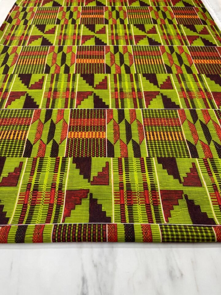 Afrika Desen Elbiselik Keten Kumaş