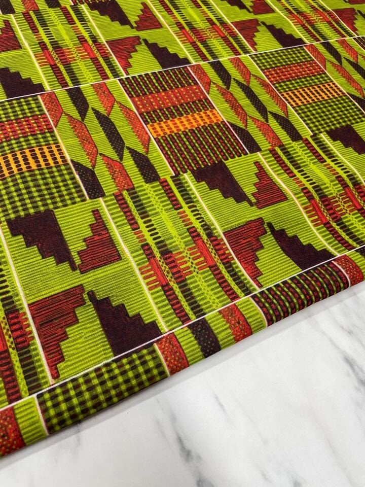 Afrika Desen Elbiselik Keten Kumaş