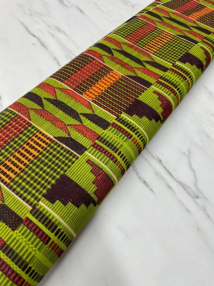 Afrika Desen Elbiselik Keten Kumaş