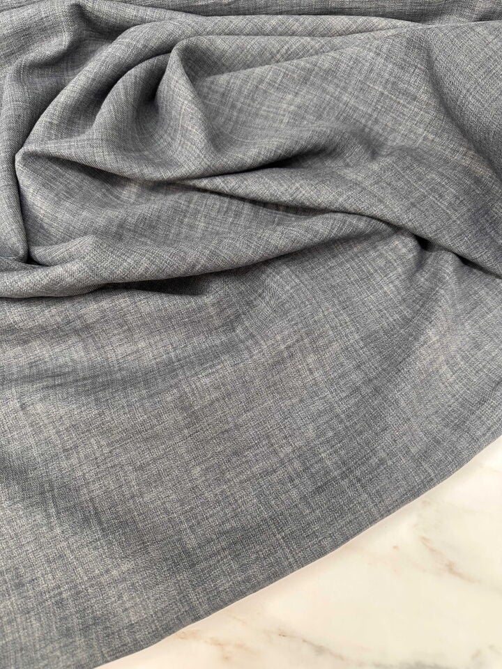 Füme Sofya Keten Elbise Etek Pantolon Ferace Abaya