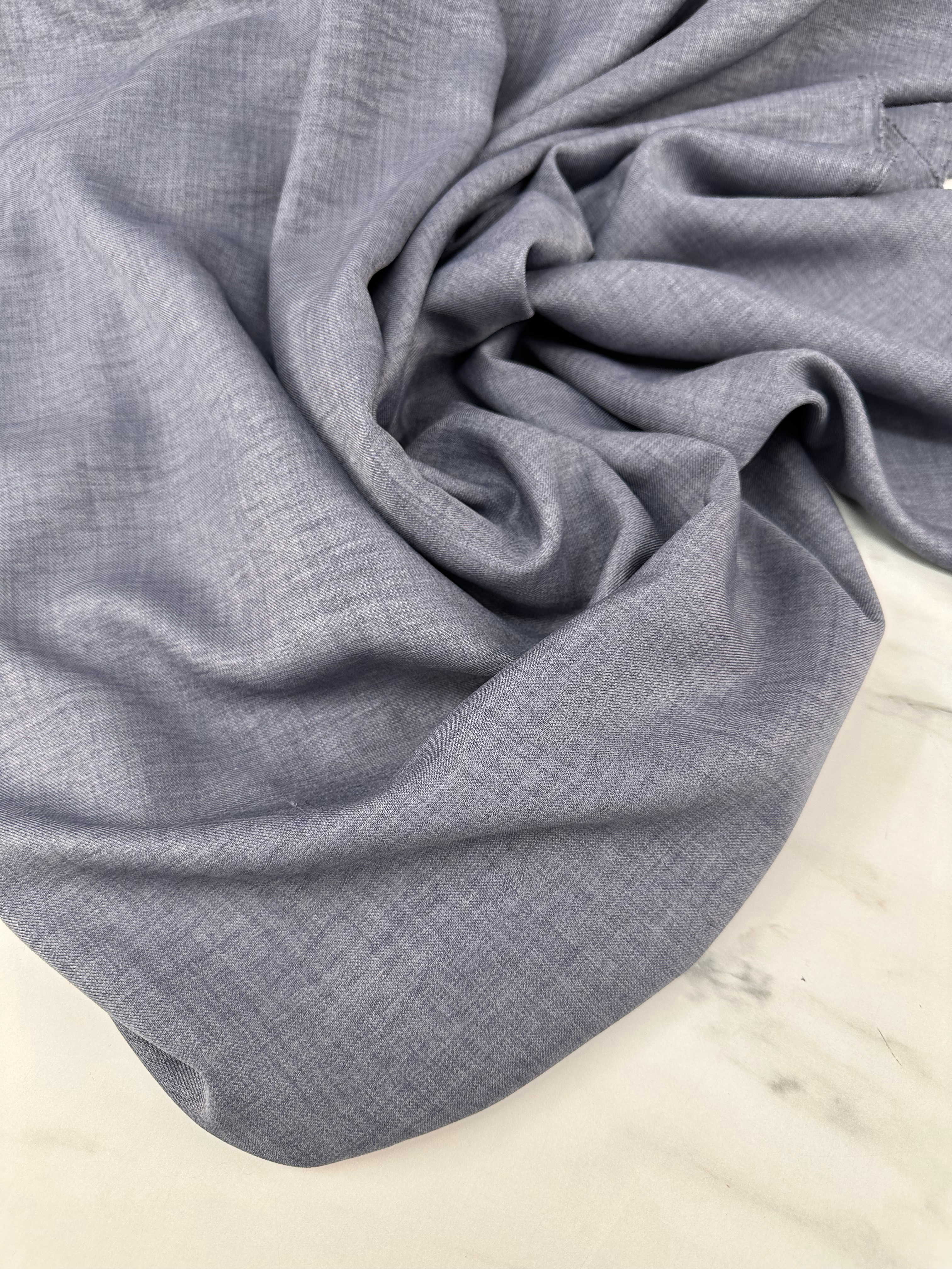 Gri Sofya Keten Elbise Etek Pantolon Abaya