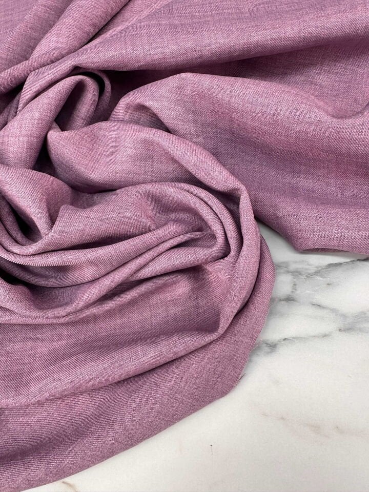 Gül Rengi Sofya Keten Elbise Etek Pantolon Abaya