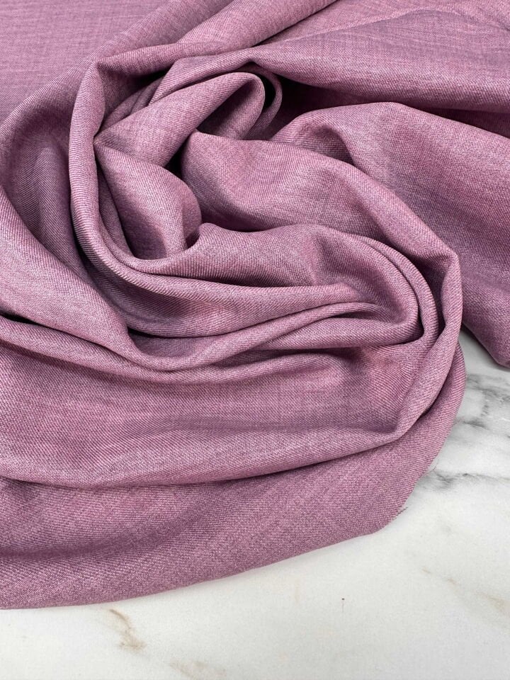 Gül Rengi Sofya Keten Elbise Etek Pantolon Abaya