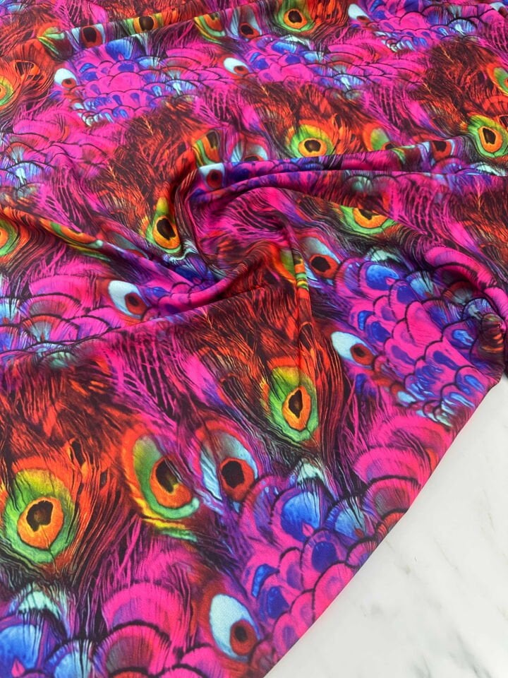 Desenli İpek Saten Elbise Etek Gömlek Şalvar