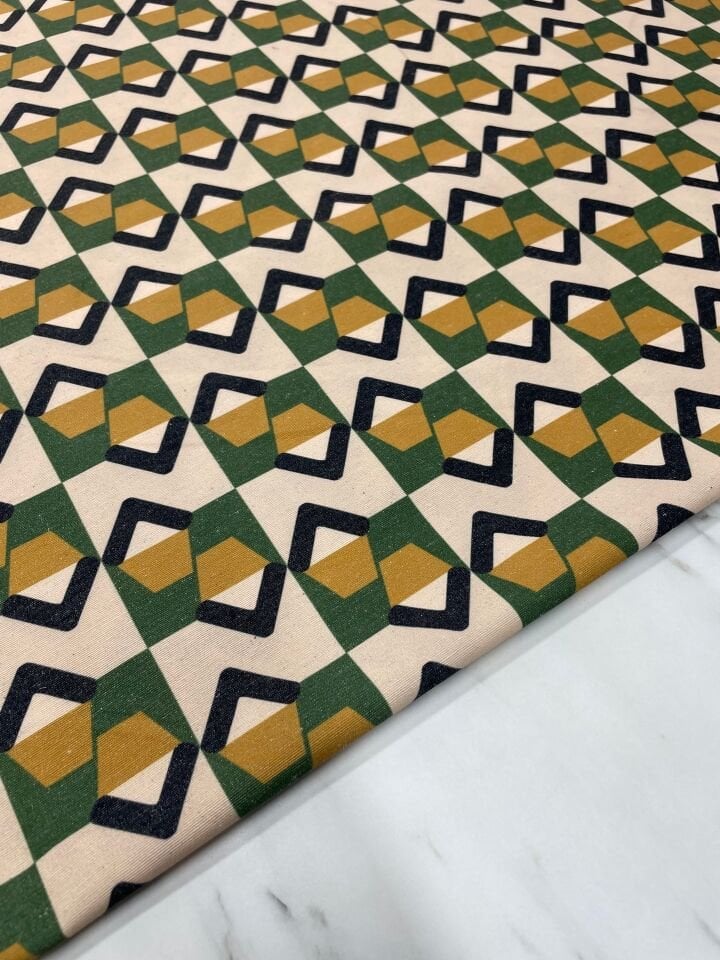 Vira Desen Elbiselik Pantolonluk Keten Kumaş