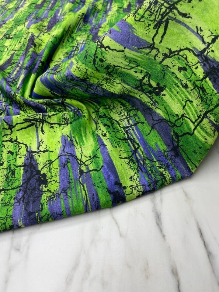 Kilim Desen Elbiselik Keten Kumaş