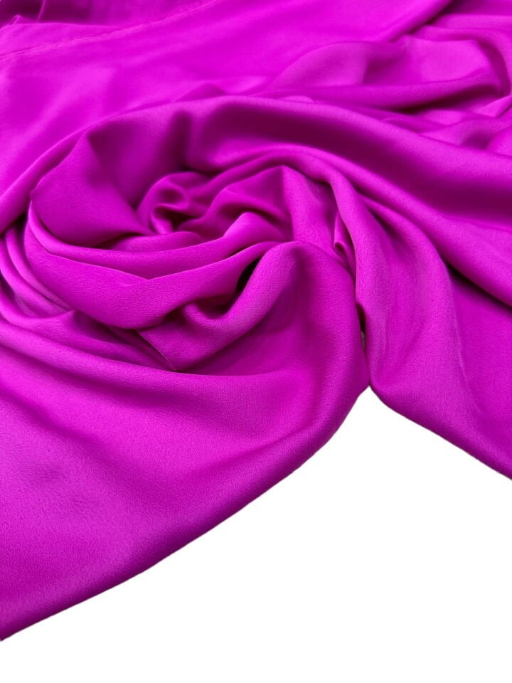 Fuşya Elbiselik Safira Kumaş