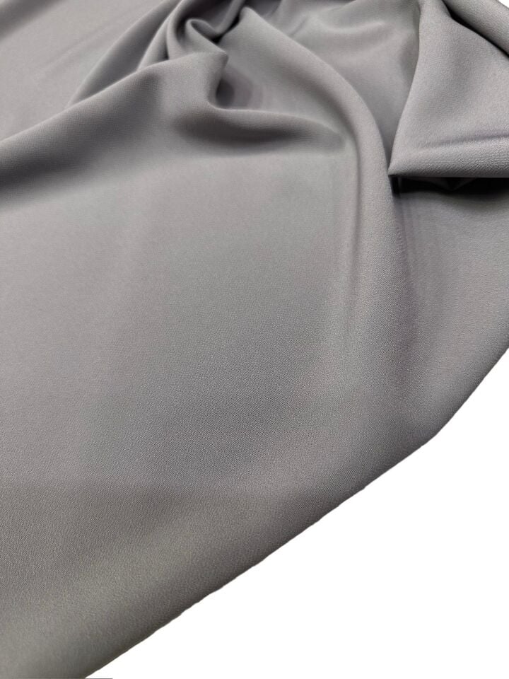 Füme Renk Elbiselik Gömleklik Pantolonluk Krep Kumaş