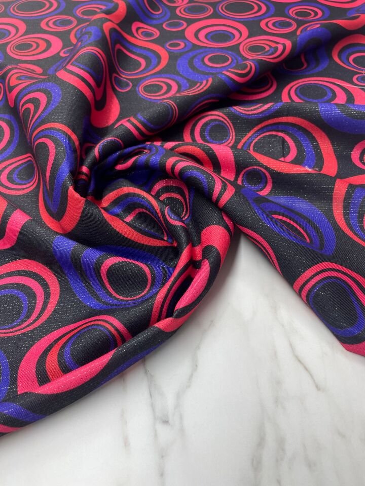 Altın Simli Aras Desen Elbiselik Keten Kumaş