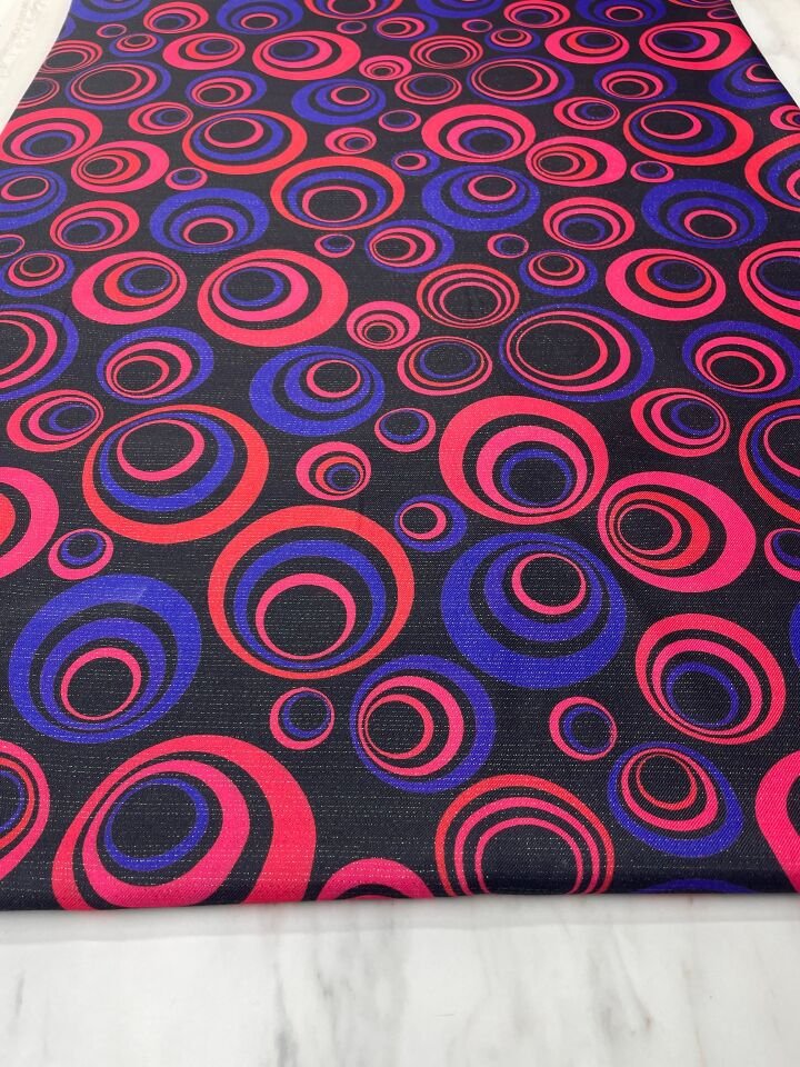 Altın Simli Aras Desen Elbiselik Keten Kumaş