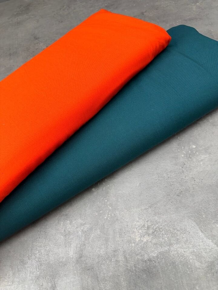 Düz Yüzde Yüz Pamuklu Elbiselik Viskon Kumaş