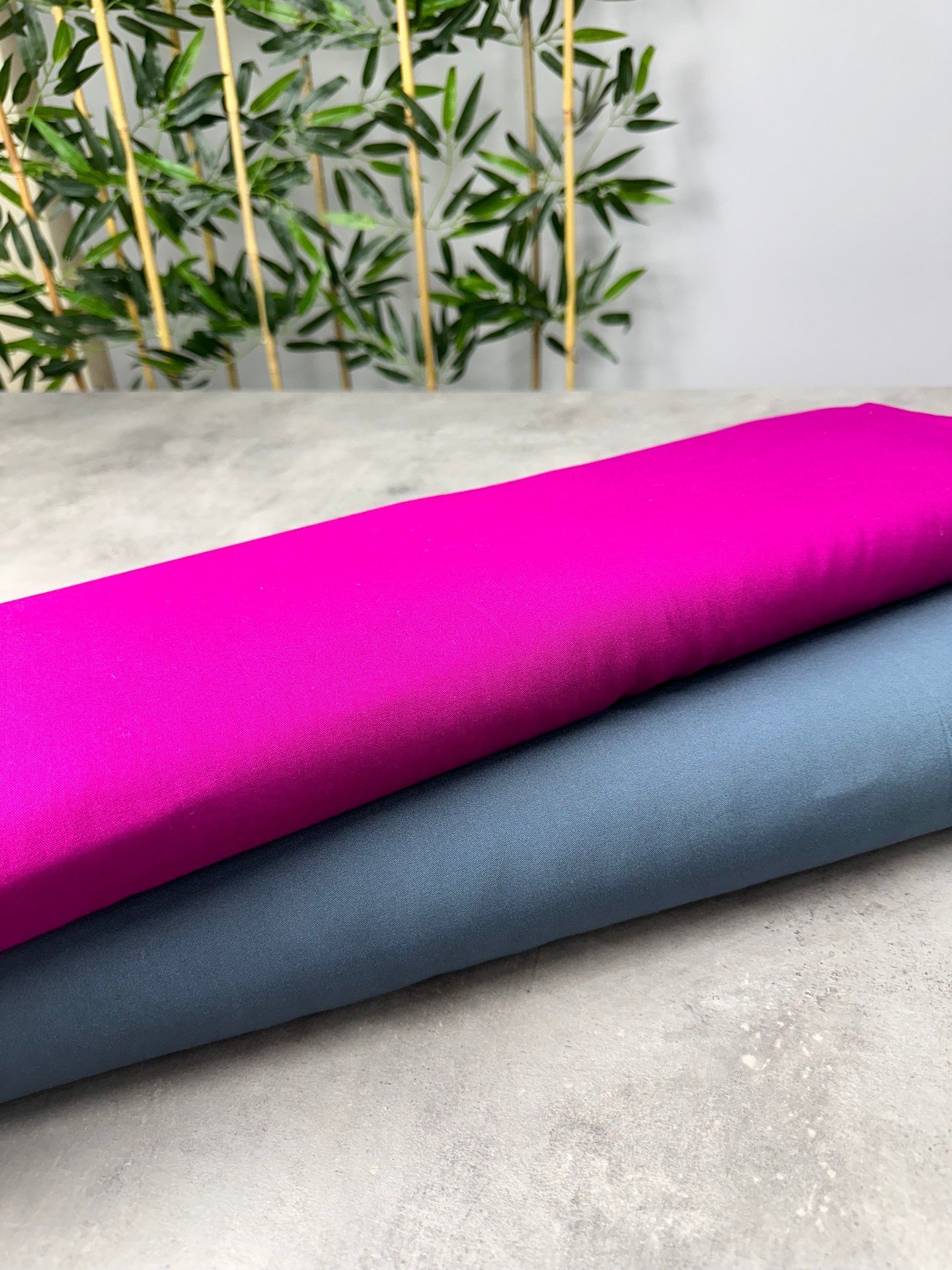 Düz Yüzde Yüz Pamuklu Elbiselik Viskon Kumaş