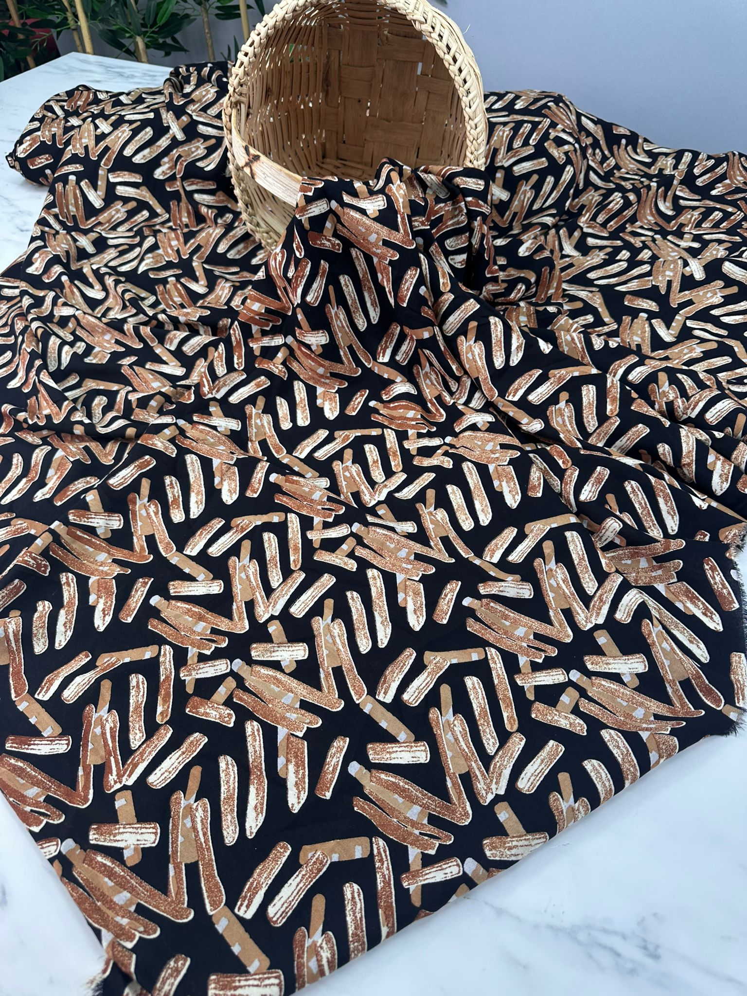 Desenli Viskon Elbise Etek  Gömlek Şalvar