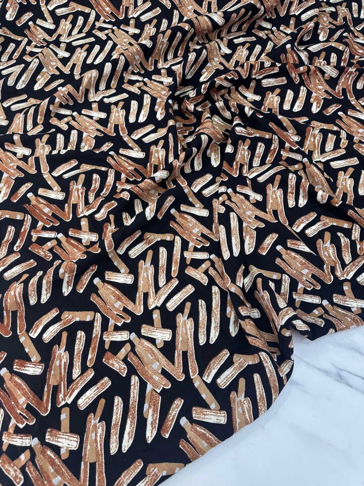 Desenli Viskon Elbise Etek  Gömlek Şalvar