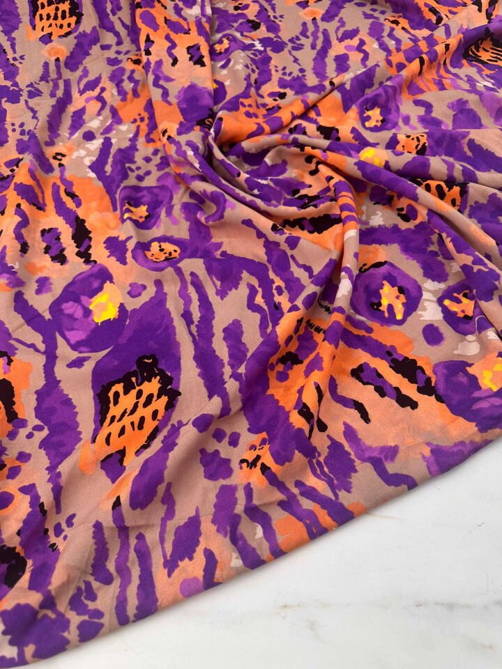 Desenli Viskon Elbise Etek Gömlek Şalvar