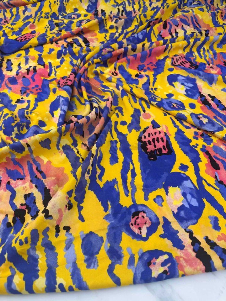 Desenli Viskon Elbise Etek Gömlek Şalvar