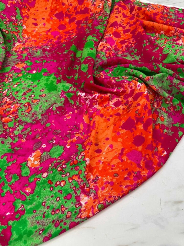 Desenlı ithal Viskon Elbise Etek Gömlek Şalvar