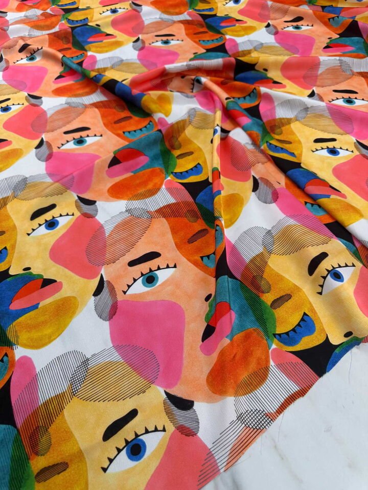 Desenli İpek Saten Elbise Etek Gömlek Şalvar