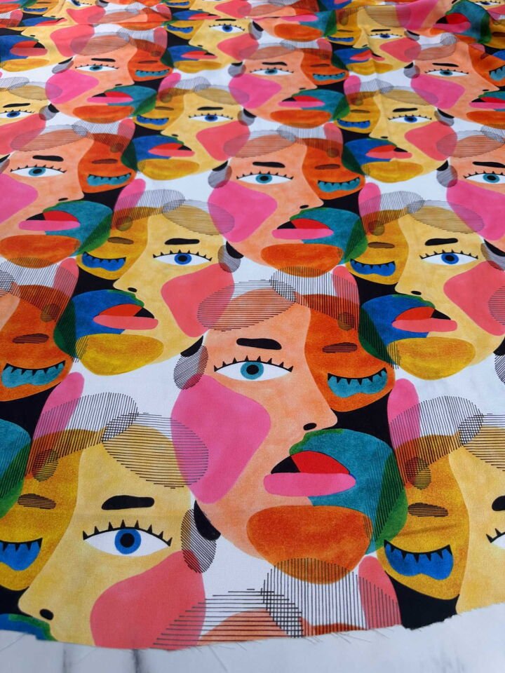 Desenli İpek Saten Elbise Etek Gömlek Şalvar