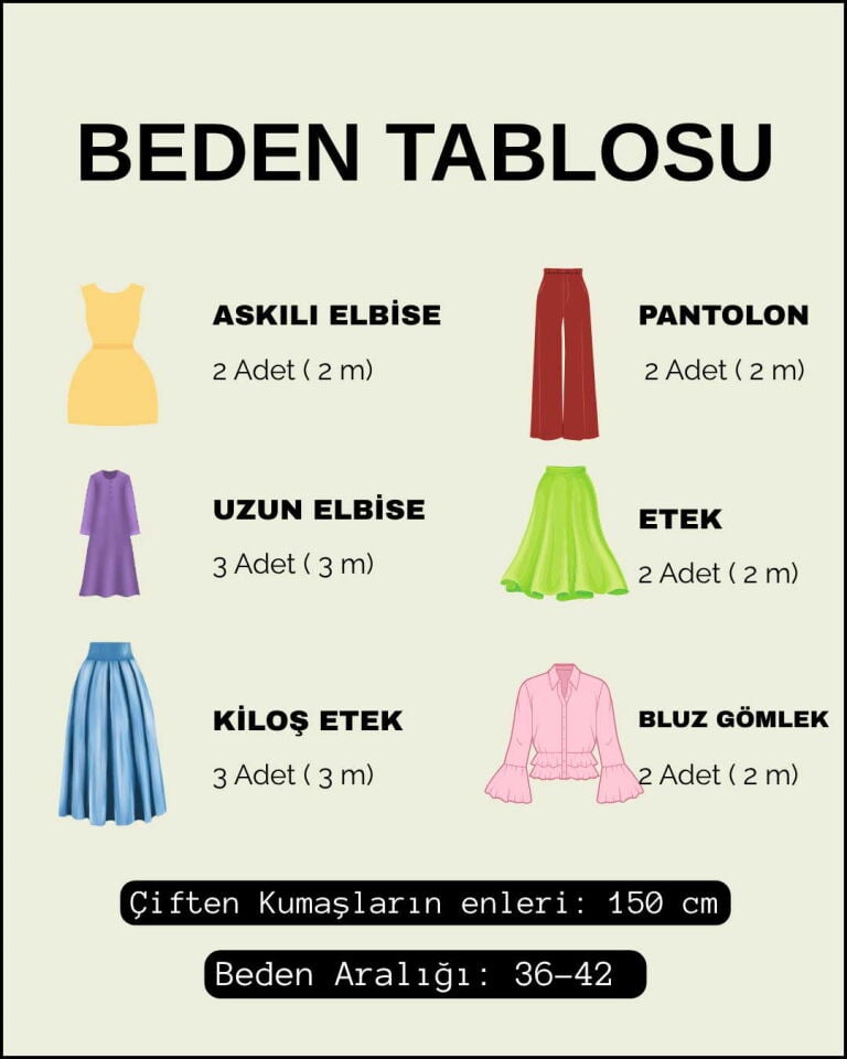 Acı Kahfe İthal Krep Elbise Etek Gömlek Şalvar