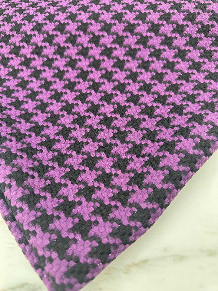 Mor Kaz Ayagı Şanel Kumaş Elbise Etek Ceket