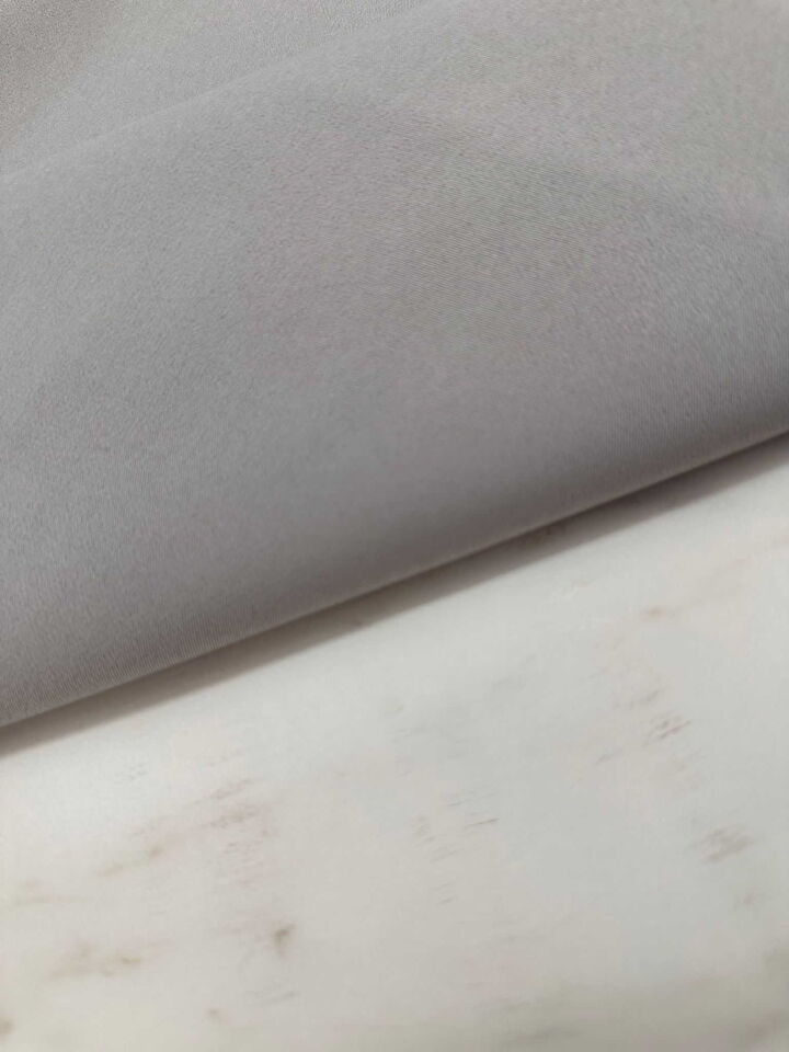 Gri Likralı Dabıl Krep Elbise Etek Ceket Pantolon