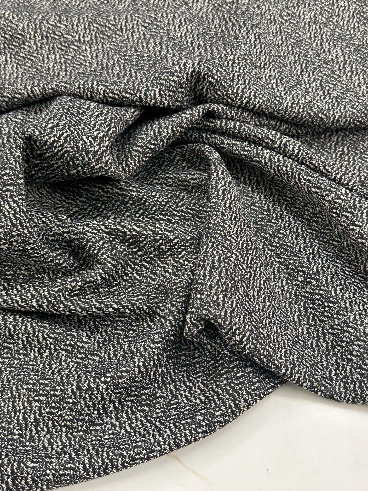 1 Ci Kalıte Baliksırtı Yünlü Dokuma Elbise Etek Ceket Pantolon Kap