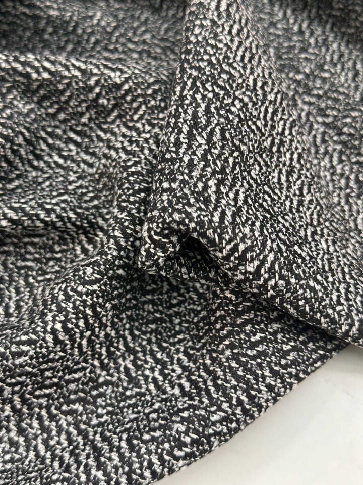 1 Ci Kalıte Baliksırtı Yünlü Dokuma Elbise Etek Ceket Pantolon Kap