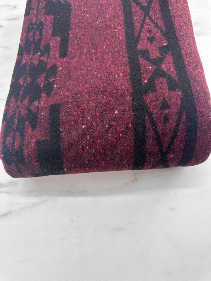 Kilim Desen Akrilik Kışlık Kumaş Elbise Etek Ceket