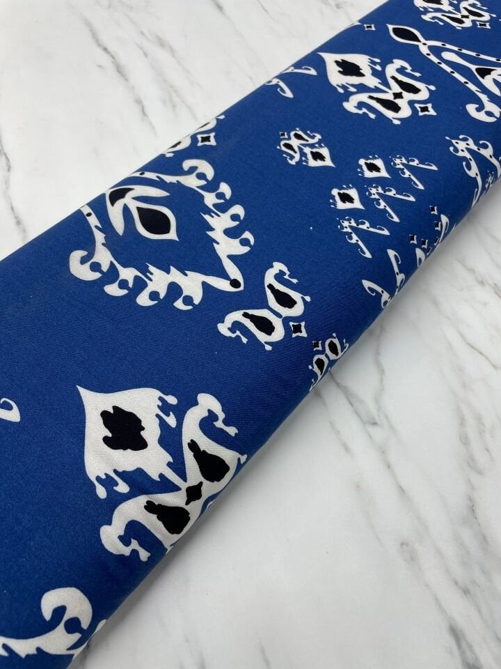 Özbek Desen Yüzde Yüz Pamuklu Elbiselik Viskon Kumaş