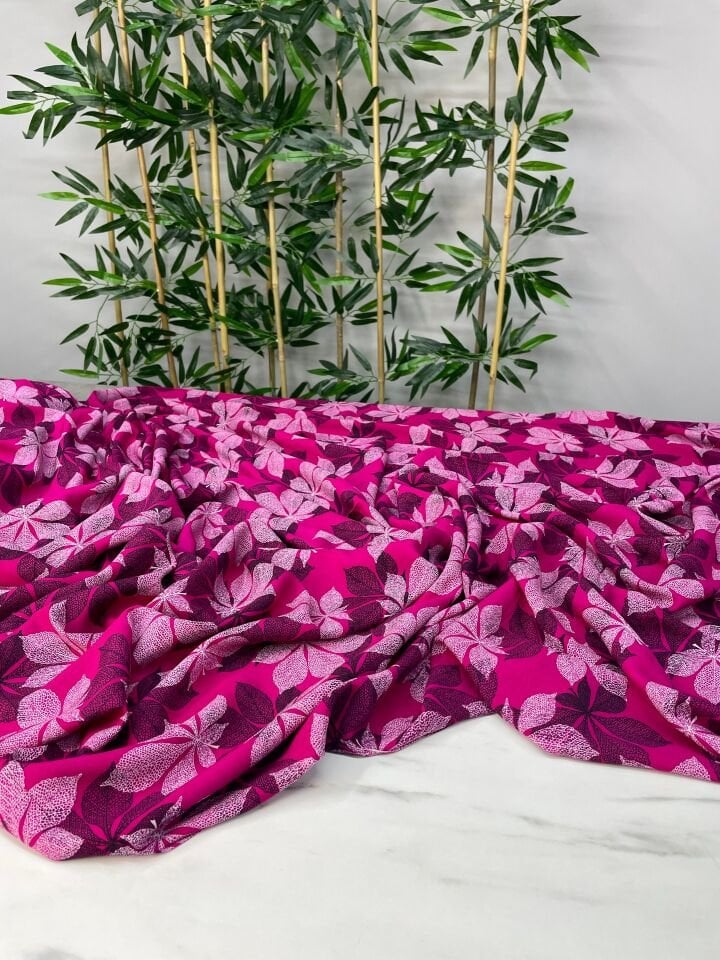 Liva Desen Yüzde Yüz Pamuklu Elbiselik Viskon