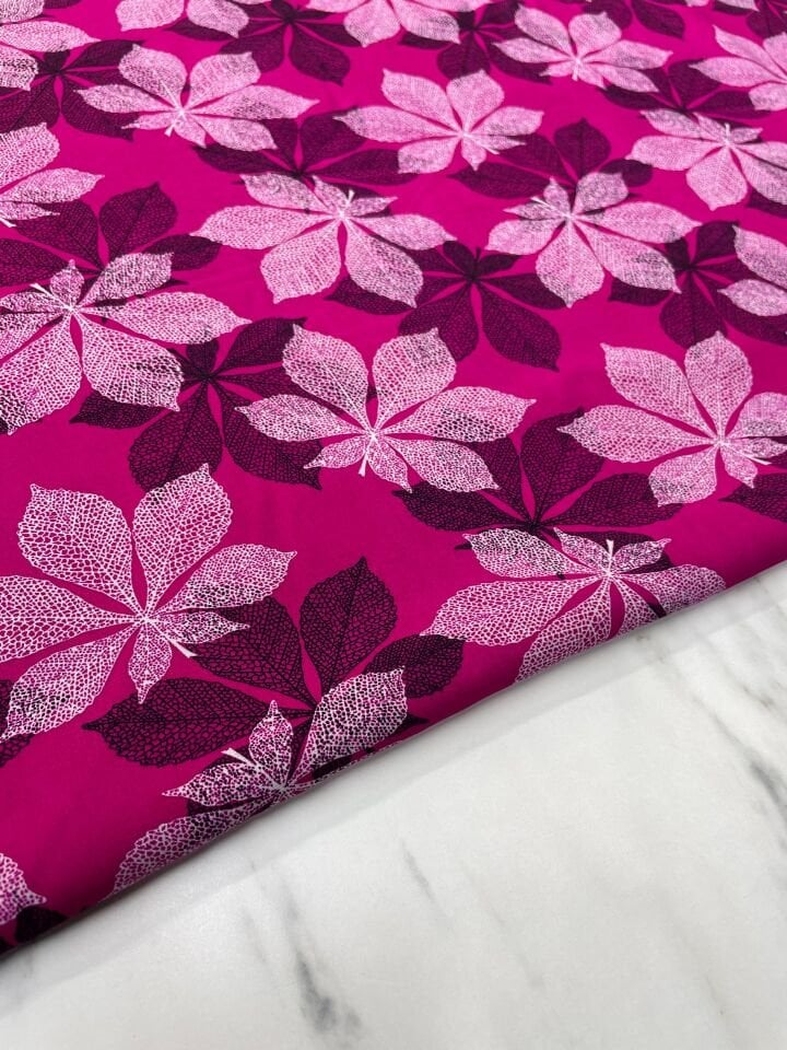 Liva Desen Yüzde Yüz Pamuklu Elbiselik Viskon