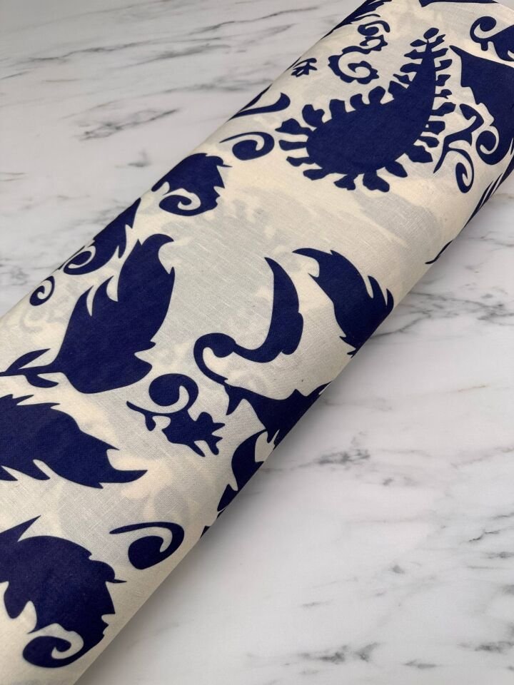 Trent Desen Elbiselik Pantolonluk Keten Kumaş