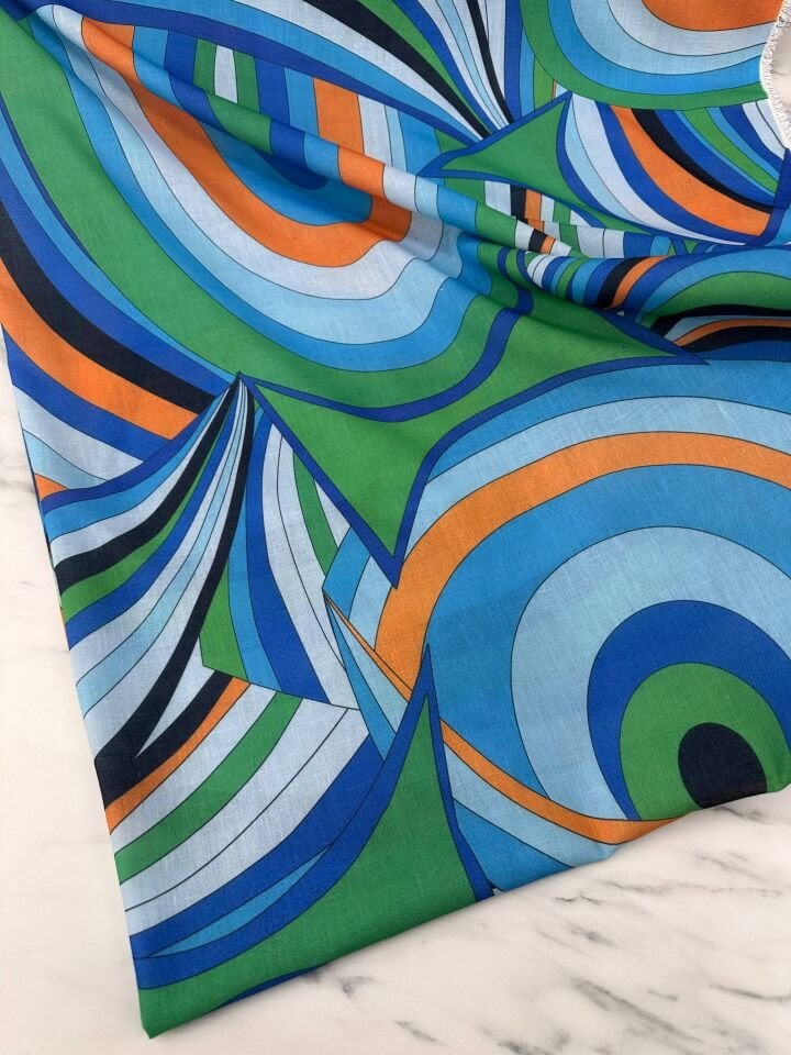 Verona Desen Elbiselik Pantolonluk Keten Kumaş