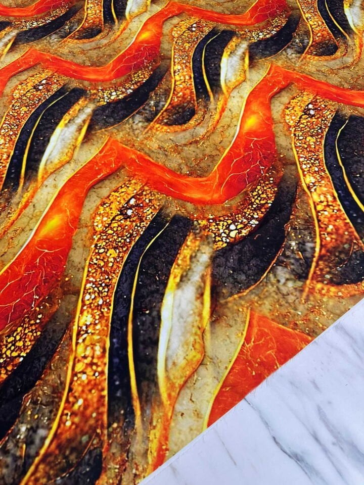 Pırlanta Desen İpek Saten Kumaş Elbise Etek Gömlek Şalvar